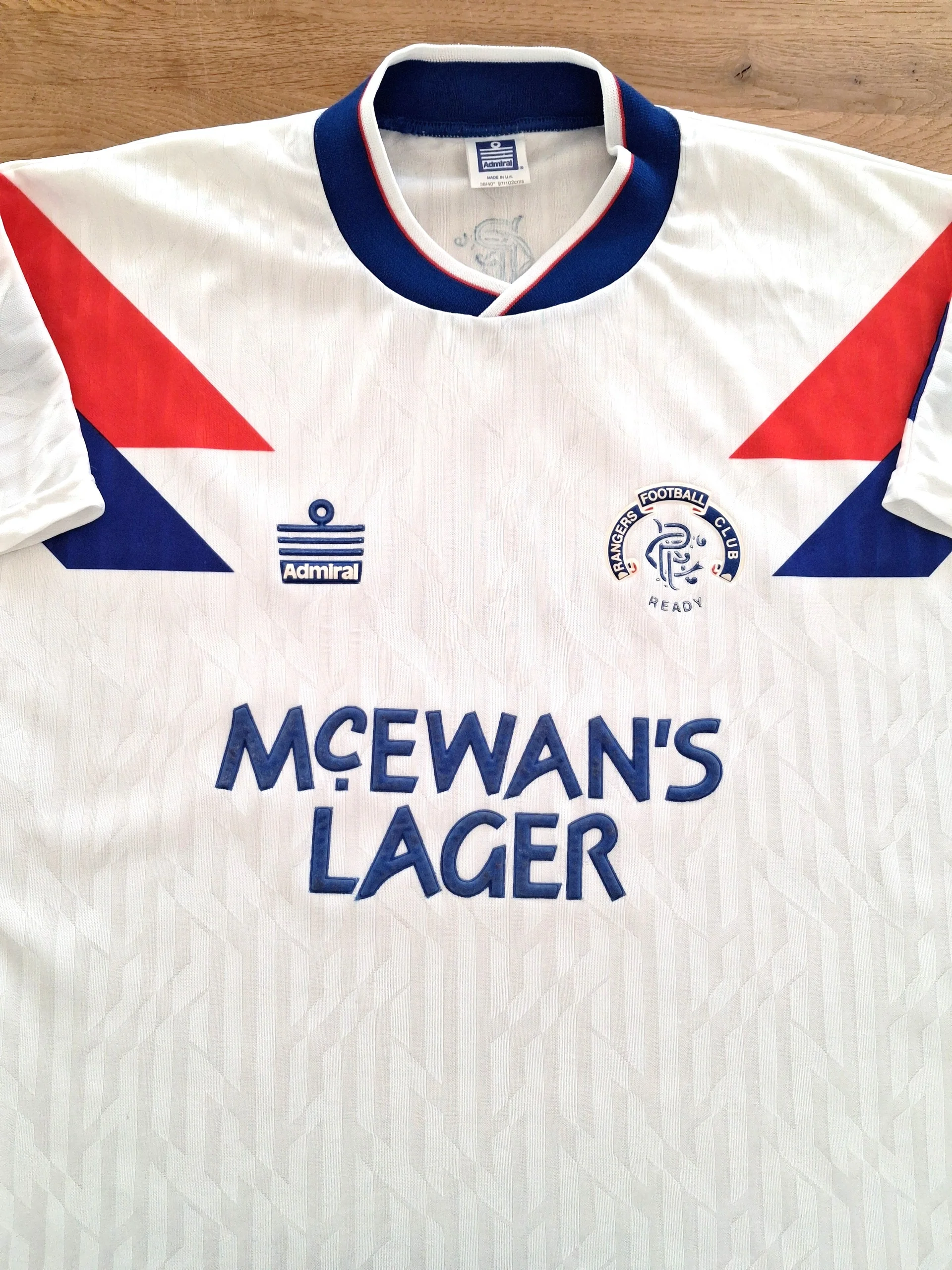 Rangers 1990-91 Away